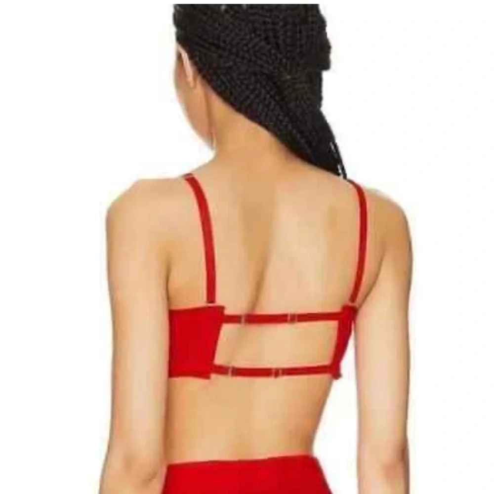 Free People X We are HAH Bra in Blood Orange